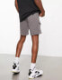 Фото #1 товара Bershka cargo jersey shorts in charcoal