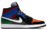 Air Jordan 1 Mid SE Patent Blend CV5276-001 Sneakers