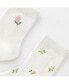 Floral Print Three Pack socks