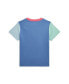 Фото #6 товара Футболка для малышей Polo Ralph Lauren футболка Polo Bear с цветным блоком из хлопка