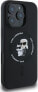 Karl Lagerfeld Karl Lagerfeld KLHMP16XSCMKCRHK iPhone 16 Pro Max 6.9" czarny/black hardcase Silicone KC Heads Ring MagSafe