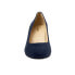 Фото #3 товара Trotters Penelope T1355-405 Womens Blue Narrow Leather Pumps Heels Shoes 6.5