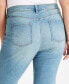 Фото #7 товара Plus Size High-Rise Straight-Leg Jeans, Created for Macy's