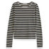 Фото #2 товара SCOTCH & SODA Striped With Lurex Binding long sleeve T-shirt