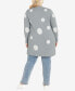 ფოტო #6 პროდუქტის Plus Size Spot It Longline Cardigan Sweater
