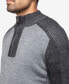 Фото #4 товара Men's Quarter-Zip Pullover Sweater