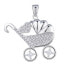 Silver pendant with cubic zirconia Pram P0001404