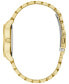 Фото #2 товара Women's Classic Diamond Accent Gold-Tone Stainless Steel Bracelet Watch 32mm