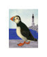 Фото #1 товара Fab Funky Puffin on the Quay Canvas Art - 37" x 49"