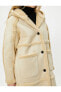 Фото #5 товара Пальто Koton Faux Fur Detail Hooded Coat