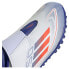 ADIDAS F50 Club Hook&Loop TF football boots Ftwr White / Solar Red / Lucid Blue, 30.5 - фото #8