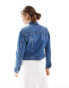 Фото #4 товара New Look denim jacket in mid blue