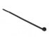 Фото #2 товара Delock 19229 - Ladder cable tie - Polyamide - Black - 2.1 cm - 0 - 131 °C - 10 cm