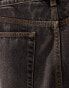 ASOS DESIGN straight jeans in vintage brown tint Коричневый, W33 L32 - фото #4