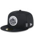 Фото #1 товара Men's Black New York Mets 2024 Clubhouse 59FIFTY Fitted Hat
