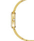 Eco-Drive Women's Gold-Tone Stainless Steel & Crystal Bangle Bracelet Watch 25mm
