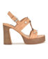 Фото #2 товара Women's Opell Square Toe Flared Heel Dress Sandals