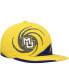 ფოტო #5 პროდუქტის Big Boys Gold and Blue Marquette Golden Eagles Spiral Snapback Hat