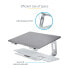 Фото #5 товара StarTech.com Laptop Stand for Desk - Supports 5kg/11lb - Aluminum - Silver - Ergonomic Laptop Riser - Portable Laptop Holder - Computer Stand for Macbook Air/Pro - Dell XPS - Lenovo - Notebook stand - Silver - Aluminium - 43.2 cm (17") - 5 kg - 223 mm