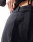 & Other Stories slim leg tailored trousers in black