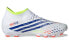 Фото #3 товара Футбольные бутсы Adidas Predator Edge.3 MG - Бело-желто-синие, антискользящие и износостойкие