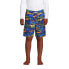 Boys Printed Swim Trunks