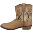 Фото #3 товара Dan Post Boots White Daisy ToolInlay Round Toe Cowboy Womens Size 6.5 M Casual