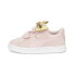 Фото #6 товара Puma Suede Classic Light Flex Bow V Slip On Toddler Girls Pink Sneakers Casual