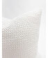 Фото #3 товара White 26X26 Down Cotton Waffle Weave Pillow