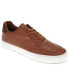 ფოტო #1 პროდუქტის Men's Munro Faux-Leather Retro Low Top Sneakers