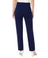 Women's Pull On High Double Wide Waistband Straight Leg Pants