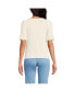 ფოტო #3 პროდუქტის Women's Pointelle Lace Shirt