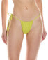 Monica Hansen Beachwear Lurex Side Tie String Bikini Bottom Women's