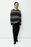 Фото #1 товара Regular Fit Jacquard-knit Sweater