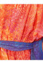Фото #6 товара Midi Şifon Elbise Omzu Açık Marin Temalı