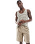 ADPT linen mix shorts in beige XS - фото #1