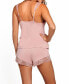 Фото #2 товара Women's Josie Modal Cami Short Trimmed in Lace, 2pc Set
