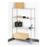 Shelves Confortime 4 levels Chromed (60 x 30 x 150 cm)