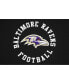 Men's Black Baltimore Ravens Hybrid T-shirt