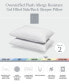 Фото #4 товара Signature Plush Allergy-Resistant Firm Density Side/Back Sleeper Down Alternative Pillow, Standard - Set of 2