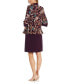 ფოტო #2 პროდუქტის Petite 2-Pc. Printed Jacket & Necklace Dress Set