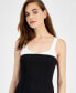 ფოტო #4 პროდუქტის Alessia Contrast Scuba Crepe Dress