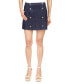 Фото #1 товара Women's Button-Front Denim Mini Skirt
