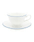 Фото #1 товара Чашка & блюдце Twig New York Amelie Royal Blue для кухонных принадлежностей и сервировки стола