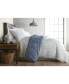 Фото #1 товара Modern Foliage Ultra Soft Duvet Cover and Sham Set, Twin