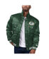 ფოტო #1 პროდუქტის Levi’s x Starter Men's Green Green Bay Packers Silver Tab Trucker Full-Snap Jacket