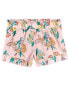 Toddler Floral Poplin Shorts 4T