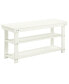 Фото #1 товара 35.5" MDF Oxford Utility Mudroom Bench with Shelves