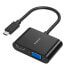 Фото #1 товара HAMA 200313 USB-C to HDMI/VGA converter