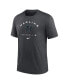 Фото #3 товара Men's Heathered Charcoal Miami Marlins Authentic Collection Tri-Blend Performance T-shirt